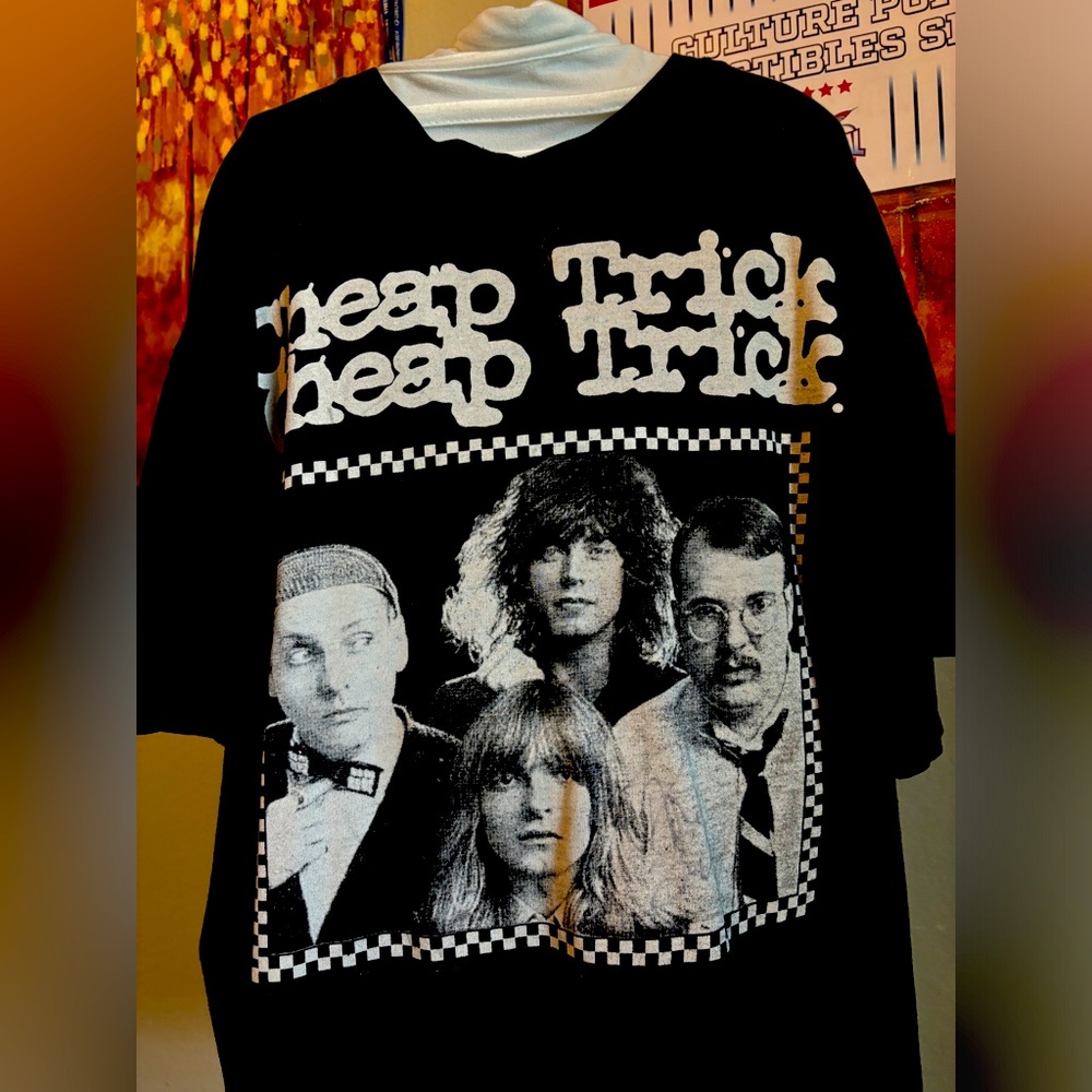 Cheap Trick vintage rock band T-shirt🤳🎶🎸
